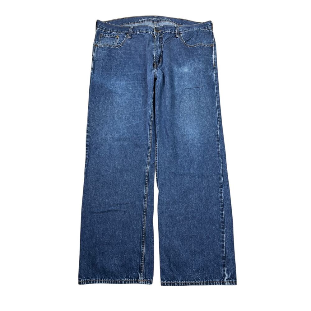 Old Navy Straight Leg Denim Jeans FLAW Dark Wash Mens Size 42x32